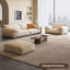 Causeuse-coussin modulaire en polyester beige
