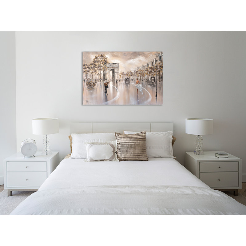 Isabella Karolewicz " Golden Glimpse II ", 10" H x 15" W x 1.5" D