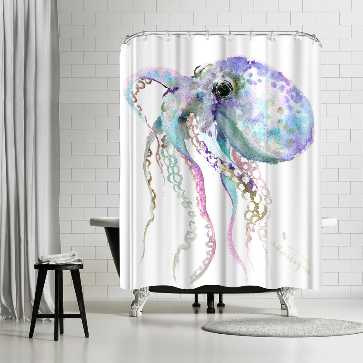 Zoomie Kids Swansea Photoreal New School Fish PEVA Single Shower Curtain &  Reviews - Wayfair Canada