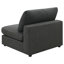 Chaise rembourrée sans accoudoirs avec coussins Duncan