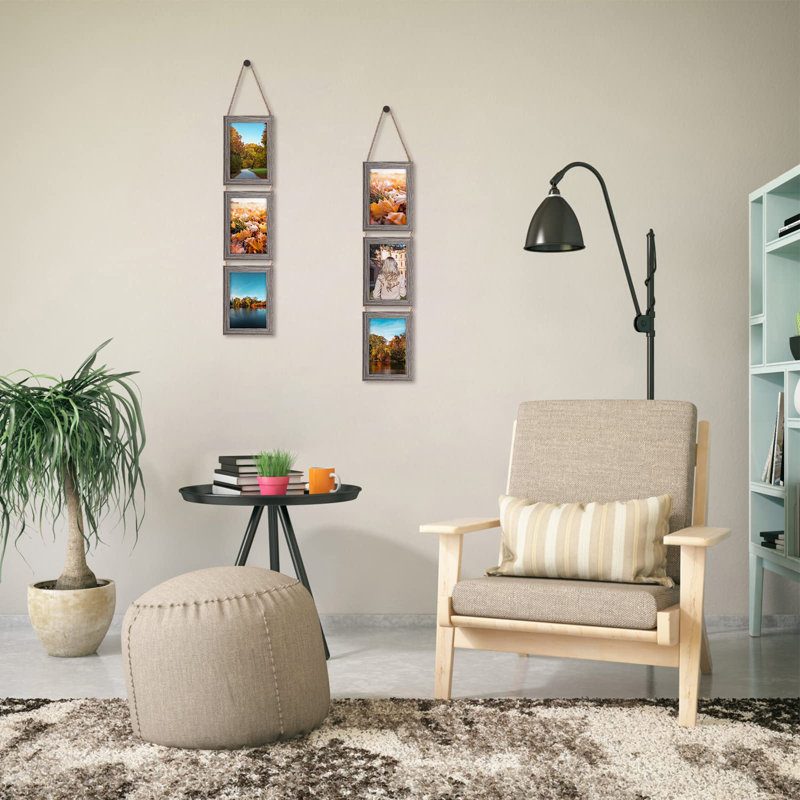Gray Gallery Wall Picture Frame - Frames Included: 6