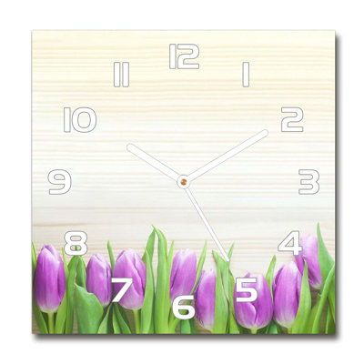 Glass Wall Clock