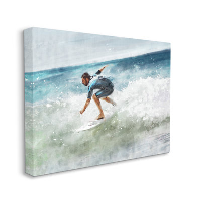 Surfeur mâle sur une vague salissante par Ziwei Li 922