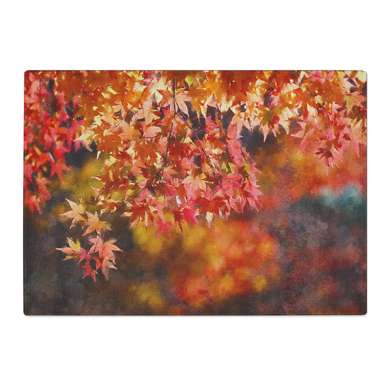 Maple Tree Vol.1 Painting Chopping Board, 0.4cm H x 28.5cm W x 39cm L