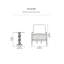 Arquita Solid Wood Pedestal End Table