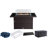 Adrie Rectangle Aluminum Propane Smokeless Outdoor Fireplace