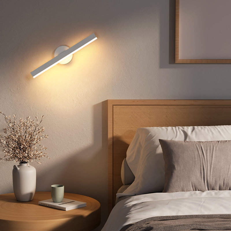 38cm Rotatable LED Wall Light, White