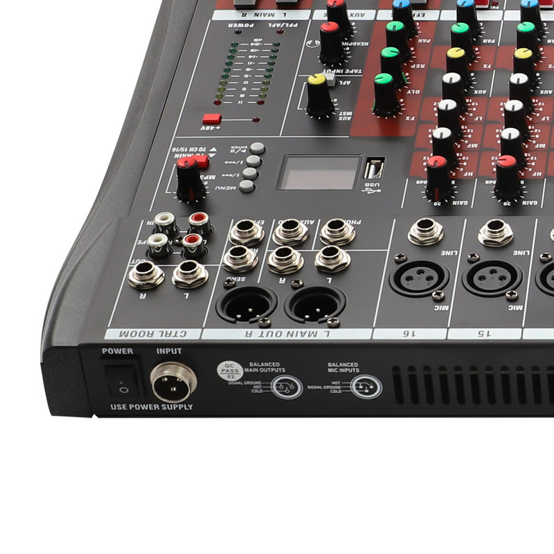 16 Channel Professional Audio Mixer Console