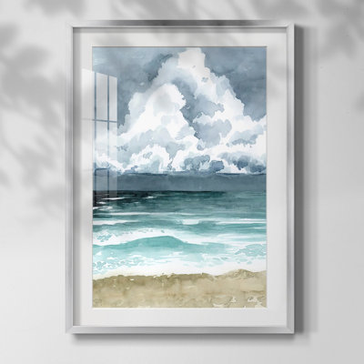Watercolor Metric II, reproduction encadrée