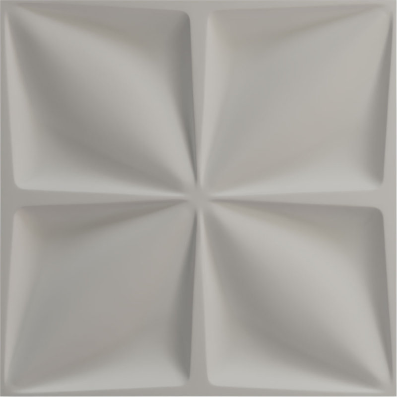 Riley EnduraWall Decorative 3D Wall Panel, UltraCover Satin Smokey Beige