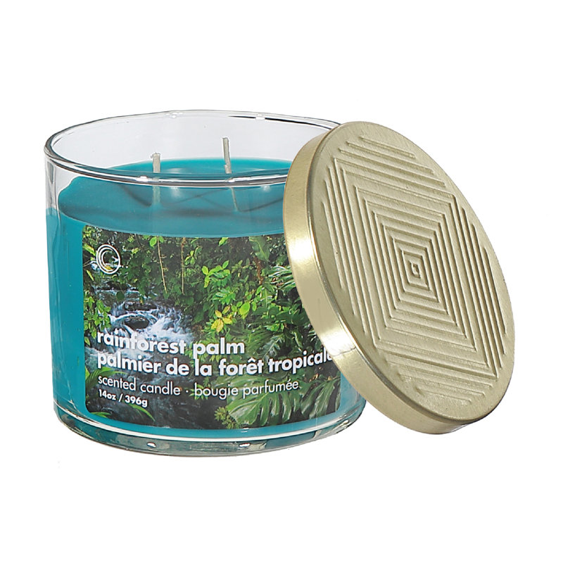 Ensemble de 2 bougies 14 oz 3 Wick Jar