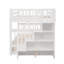 Lit superposé double avec lit gigogne simple Stairway-1173885537