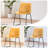 Faux Leather Upholstered Metal Side Chair-64827229