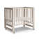 EvoNest 6-in-1 Portable Convertible Cradle to Mini Crib With Removable Wheels and Mattress