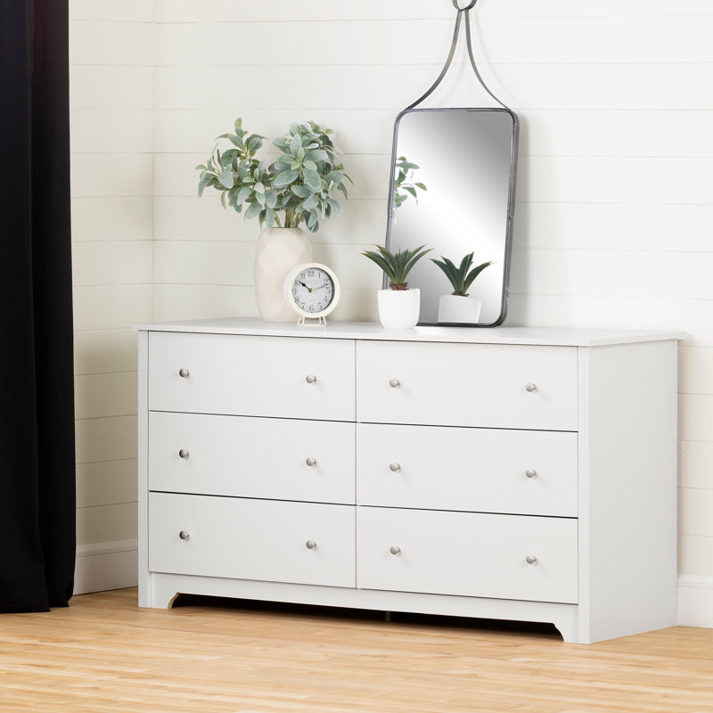 Salvat 6-Drawer Dresser, Pure White/NotSturdy