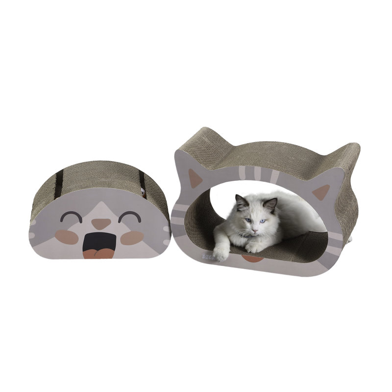 Emmogene Scratching Post, Muted Pink/Cream