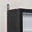 5-Tier Level Display Cabinet Case W/ 2 Glass Doors Adjustable Shelves, White