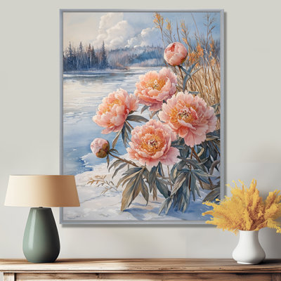 «Glatzmayer Pe pivons Near The Frozen Lake III», impression sur toile encadrée