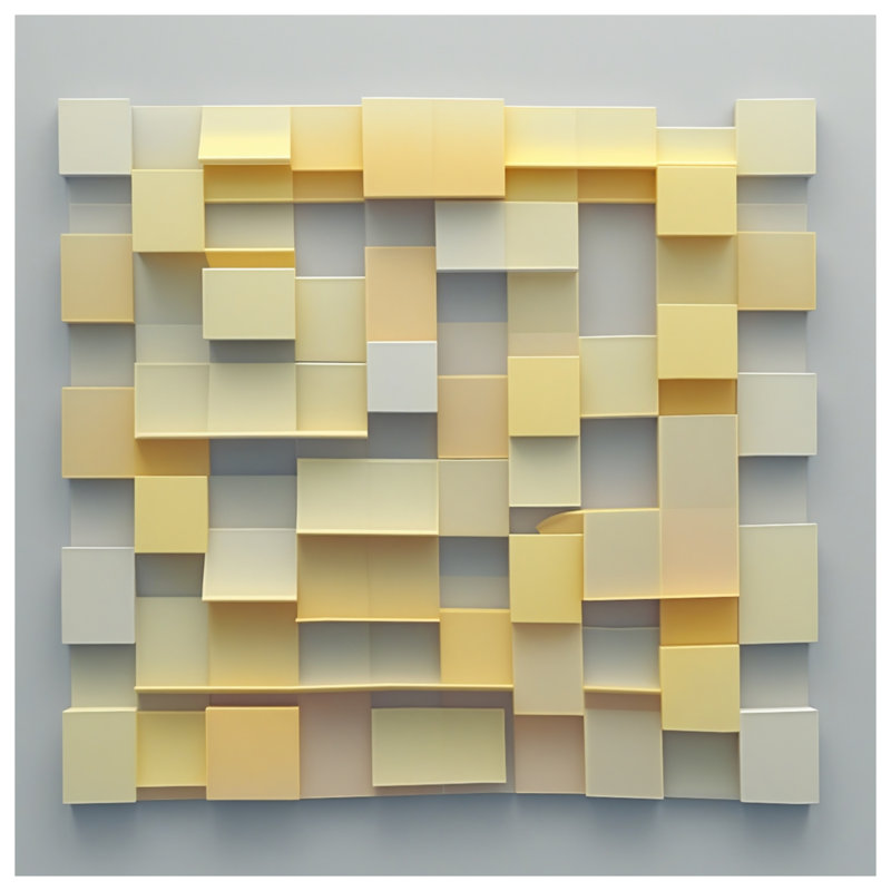 Édredon géométrique Wall Art, Twin Extra Long