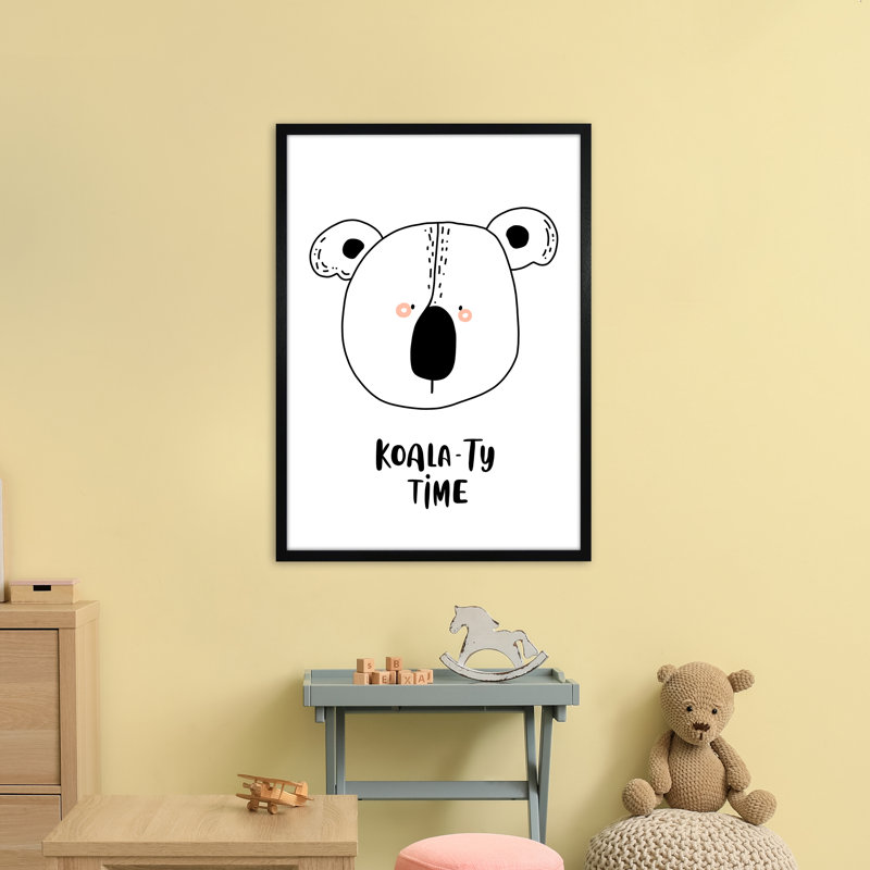 Koala by Miniofmine - Print, Brown Framed, 88cm H x 64cm W x 3cm D