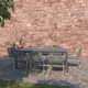 Ammelie 86.5'' Aluminum Outdoor Dining Table