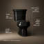 Wellworth™ 1.6 GPF Elongated Two-Piece Toilet (Seat Not Included)-10397103-101431842