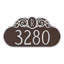 Plaque d’adresse murale sur 1 ligne monogramme-337196375-337196321