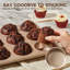 Ensemble de 9 plaques à pâtisserie antiadhésives, empilables et non toxiques avec texture en losange, ensemble de plaques de cuisson pour le four, comprenant une plaque à biscuits avec support, une plaque à gâteau, une rôtissoire, un moule à muffins-129846422