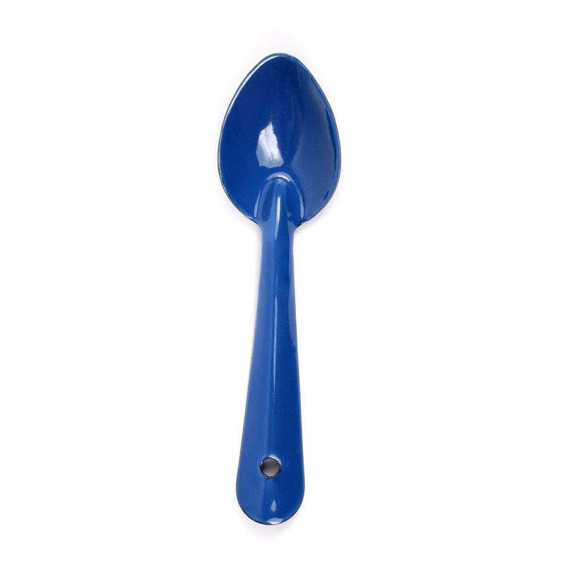 Crow Canyon Enamelware Pacifica Dinner Spoon, Medium Blue