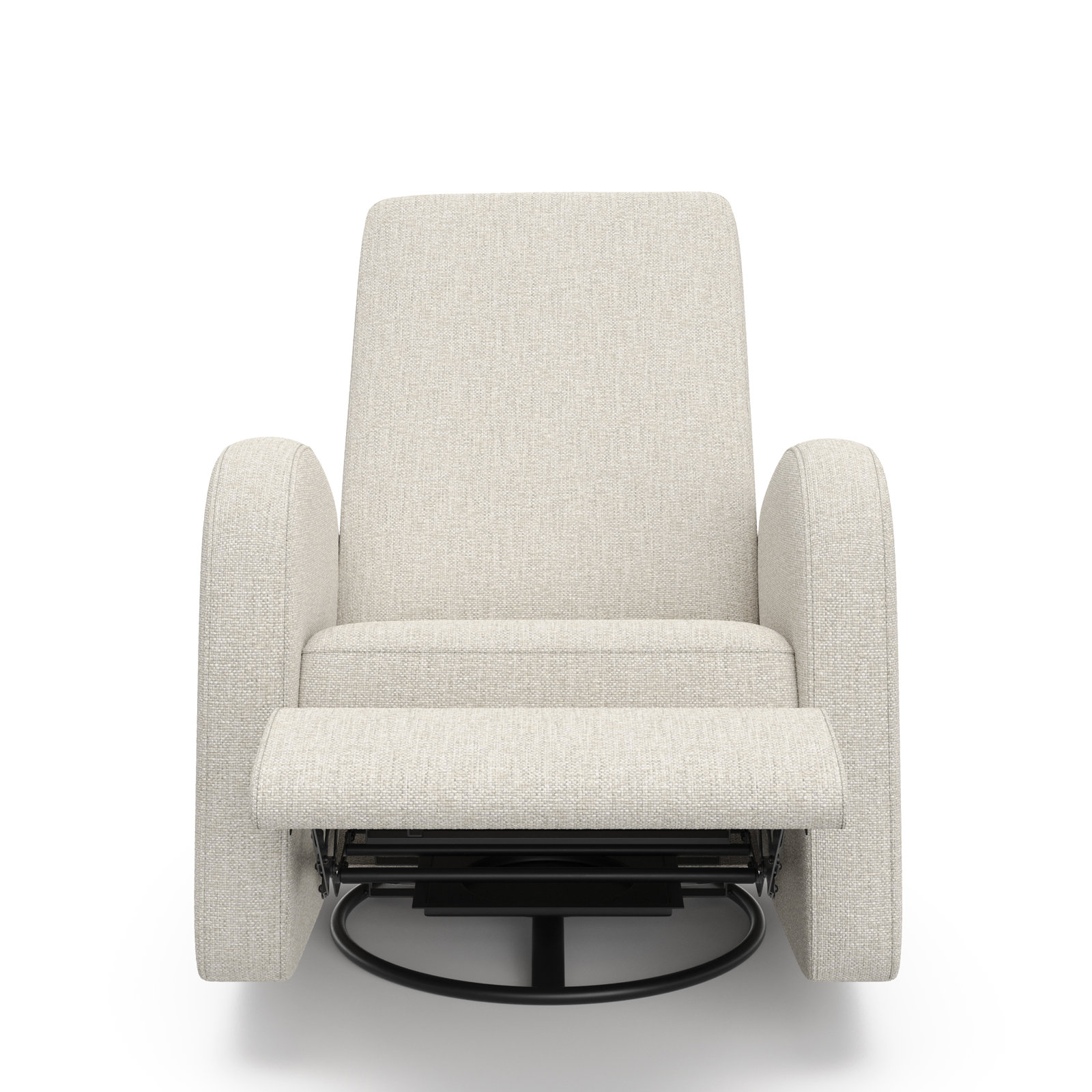 Santa Monica Swivel Glider, Dune Basketweave