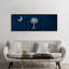 «Flags South Carolina Wood Planks», impression panoramique sur toile tendue-643291901-580756730