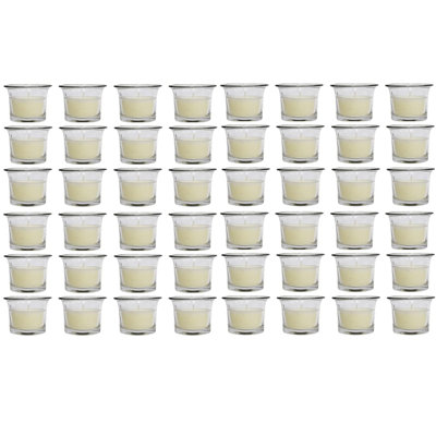 Bougies remplies de verre