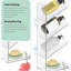 Ensemble de 2 tablettes de douche adhésives, organisateur de panier de douche en acrylique transparent avec drainage de l'eau, rangement mural antirouille pour salle de bain pour shampooing et nettoyant pour le corps