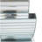 Calderwood Contemporary Glass Abstract Console Table