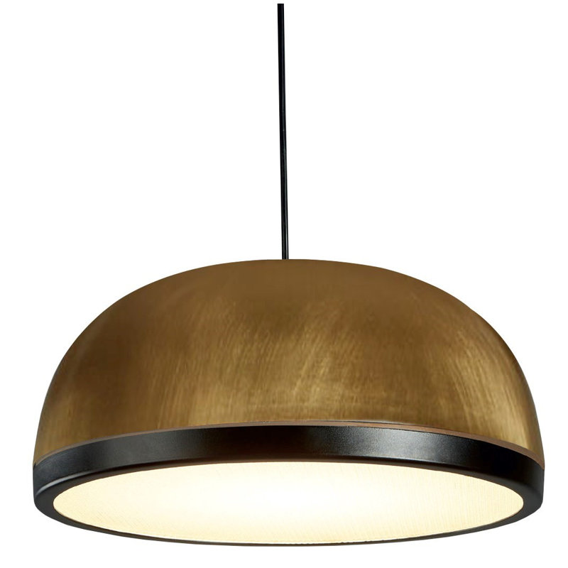 Tooy 1 - Light LED Pendant, Copper, 4" H x 8" W x 8" D