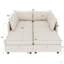 Canapé modulaire modulaire, siège convertible avec rangement, canapé-lit modulaire, combinaisons modulaires flexibles en tissu pour le salon