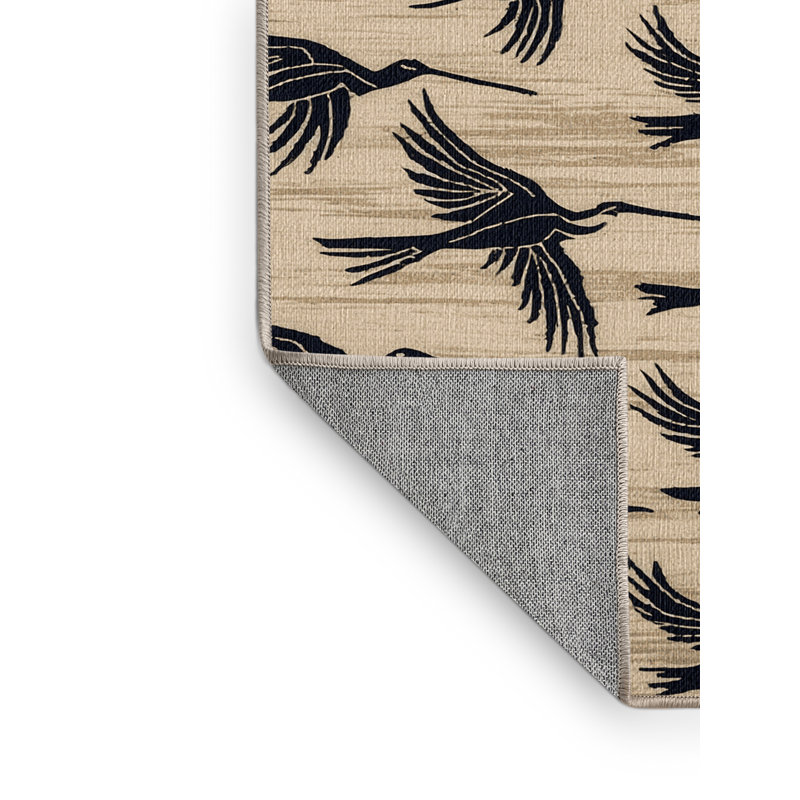 Tapis hawaïen lavable Tropicbirds, Carré 8 pi