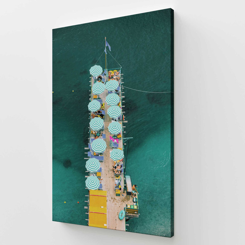 Impression sur toile Pier Paradise, Stretched Canvas, 54" H x 36" W x 1.25" D