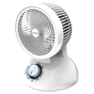 Brentwood® Kool Zone 3-Speed Oscillating Air Circulator Desktop Fan, White