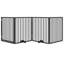 Ensemble de barrière pour chien en bois de peuplier pliable de 63 po-486748795-486748792-474554662