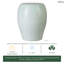 Tabouret de jardin en céramique Clesha-614030407