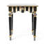 Check and Stripe Side Table-1403690499