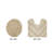 Annaclara Premium 100% Cotton 2 Piece Bath Rug Sets with Non-Slip Backing, Machine Washable, Luxurious Chervon Pattern Super Absorbent & Tufted Weave Bath Mat for Bathroom, Shower, and Tub-122444779-122444789