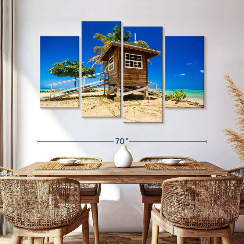 Cabane de plage, H 42 po x l 68 po