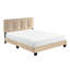 Lit plateforme tapissier en velours brun avec tête de lit ajustable et option-292031538-292031548