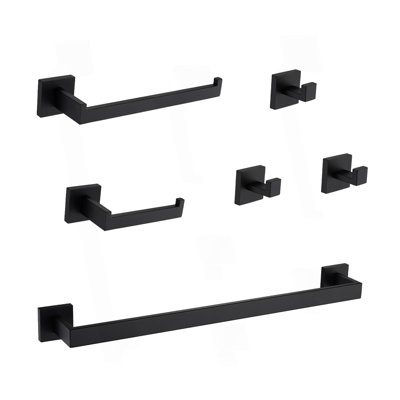 6 - Piece Bathroom Hardware Set