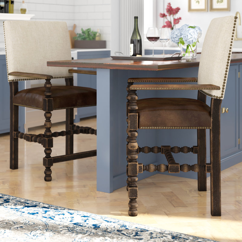 Hill Country Upholstered Counter Stool, Counter Stool (25" Seat Height)
