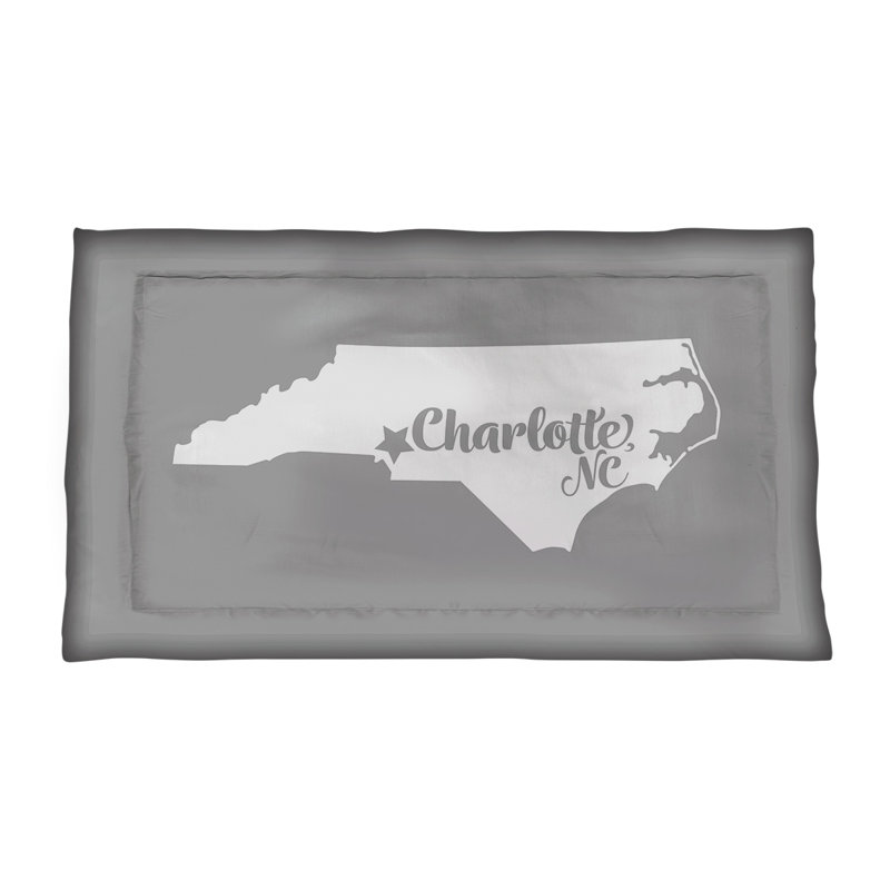 Charlotte Polyester Sham Set, Queen, Microfiber, Pink