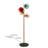 Opus 4-Light Gold Glass Globe Floor Lamp