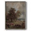 «Vintage Landscape Lxxi», reproduction encadrée - bois massif
